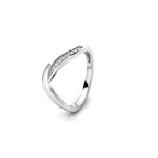 925 Silver Classic Sparkling Diamond Band Ring