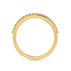 Infinity Gold Plated Band Damond Ring