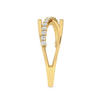 Infinity Gold Plated Band Damond Ring