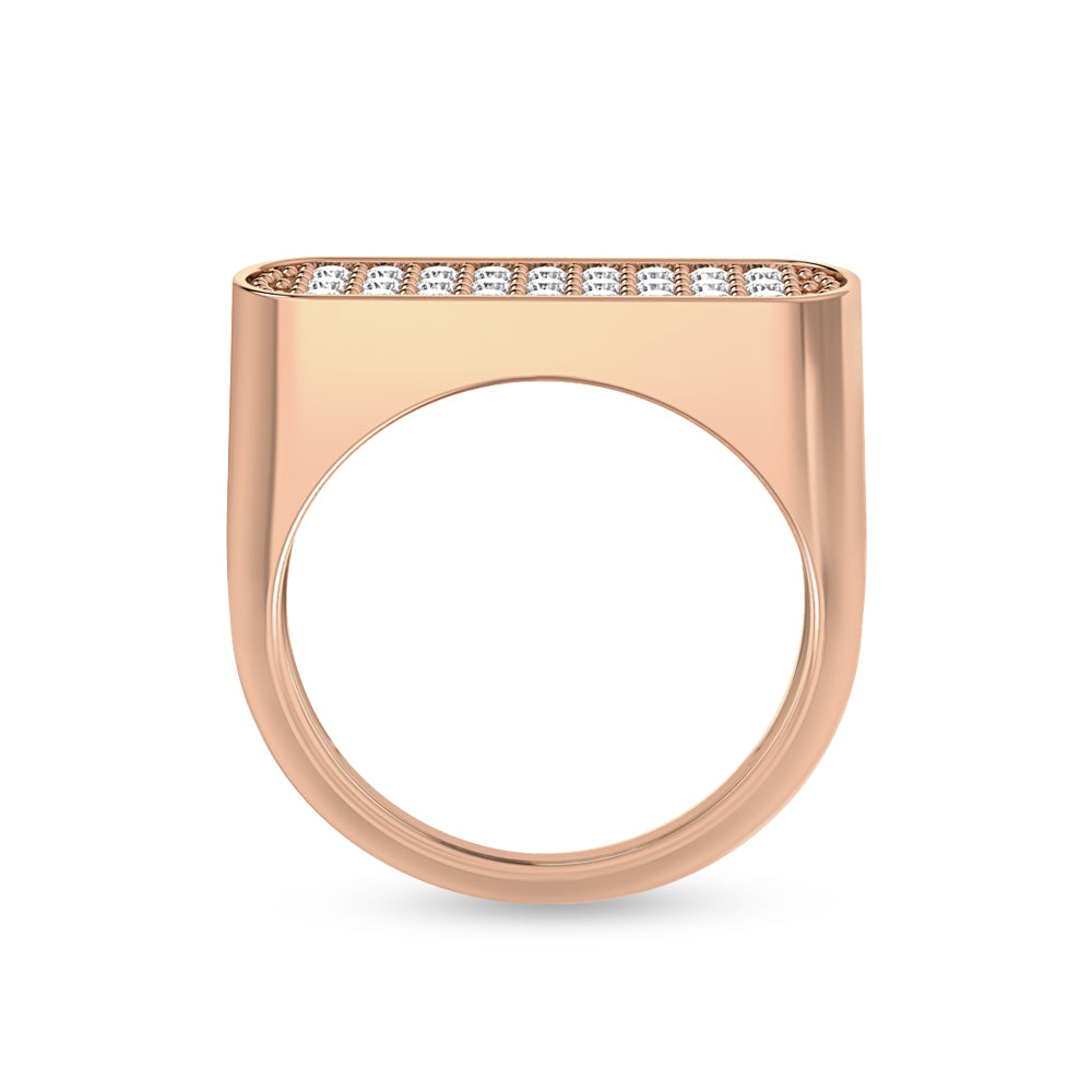Diamond Stackable Silver Ring
