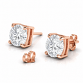 Free Gift Rose Gold Plated Earrings - Design B