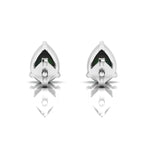 Sterling Silver Pear-Cut Opal Stud Earrings