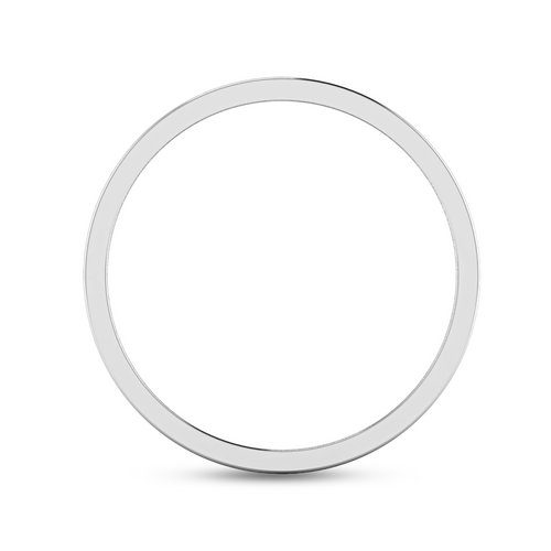 Black Enamel Maze-Design Band Silver Ring