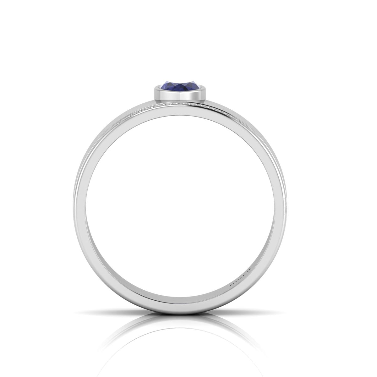 925 Silver Marquise Tanzanite Solitaire Solid Ring