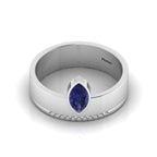 925 Silver Marquise Tanzanite Solitaire Solid Ring