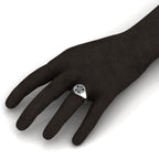 Black Enamel Gingerbread Man Engraved Classic Signet Sterling Silver Ring