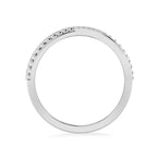 Silver Multi-Tier Band Diamond Ring