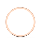 Rose Gold Plated Black Enamel Spectre Band Ring