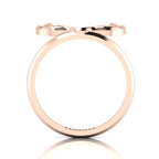Deer Antler Rose Gold Plated Ring