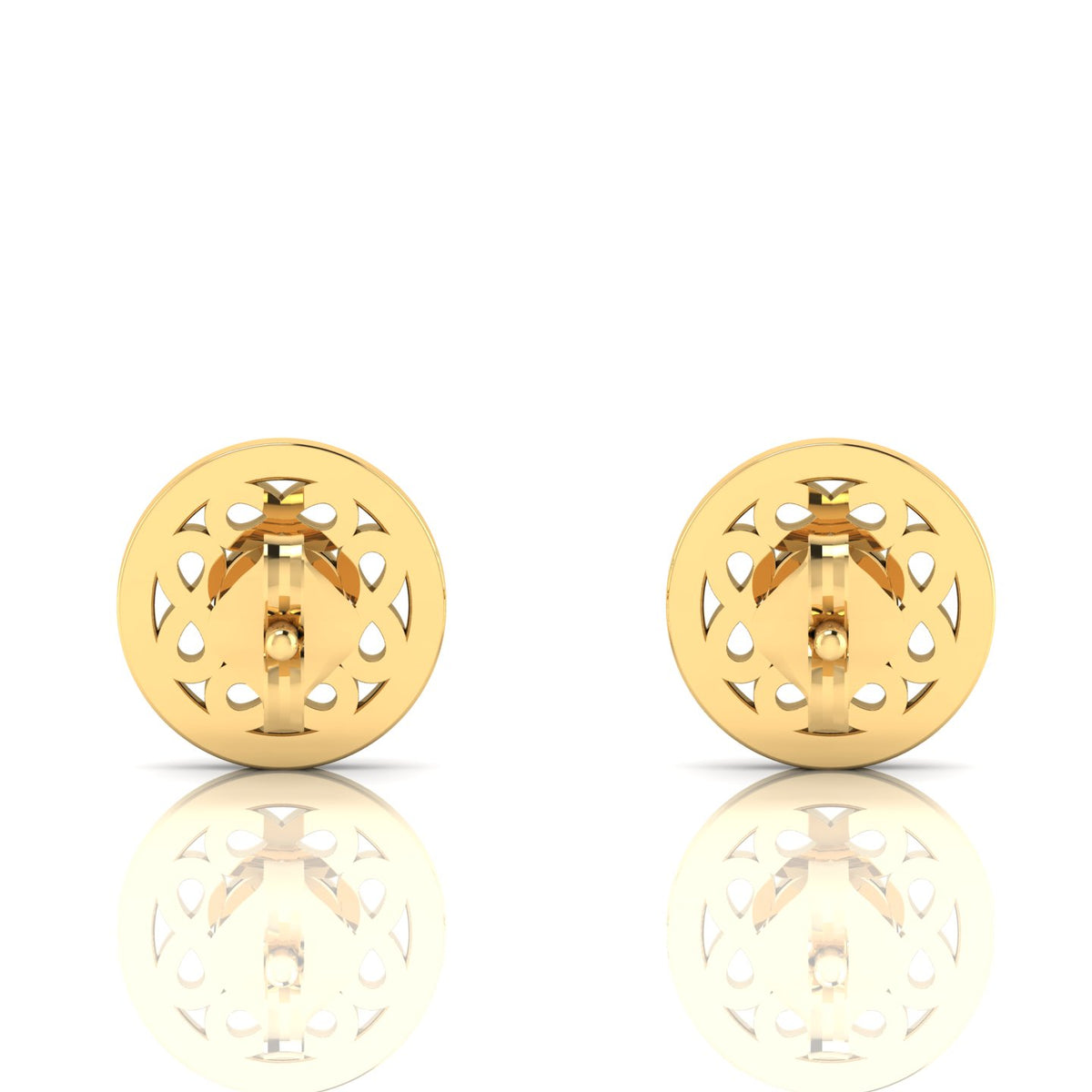 Gold Plated Opal Studs Infinity Earrings