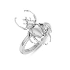 Beetle Silver Ring For Women