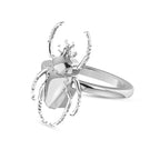 Beetle Silver Ring For Women