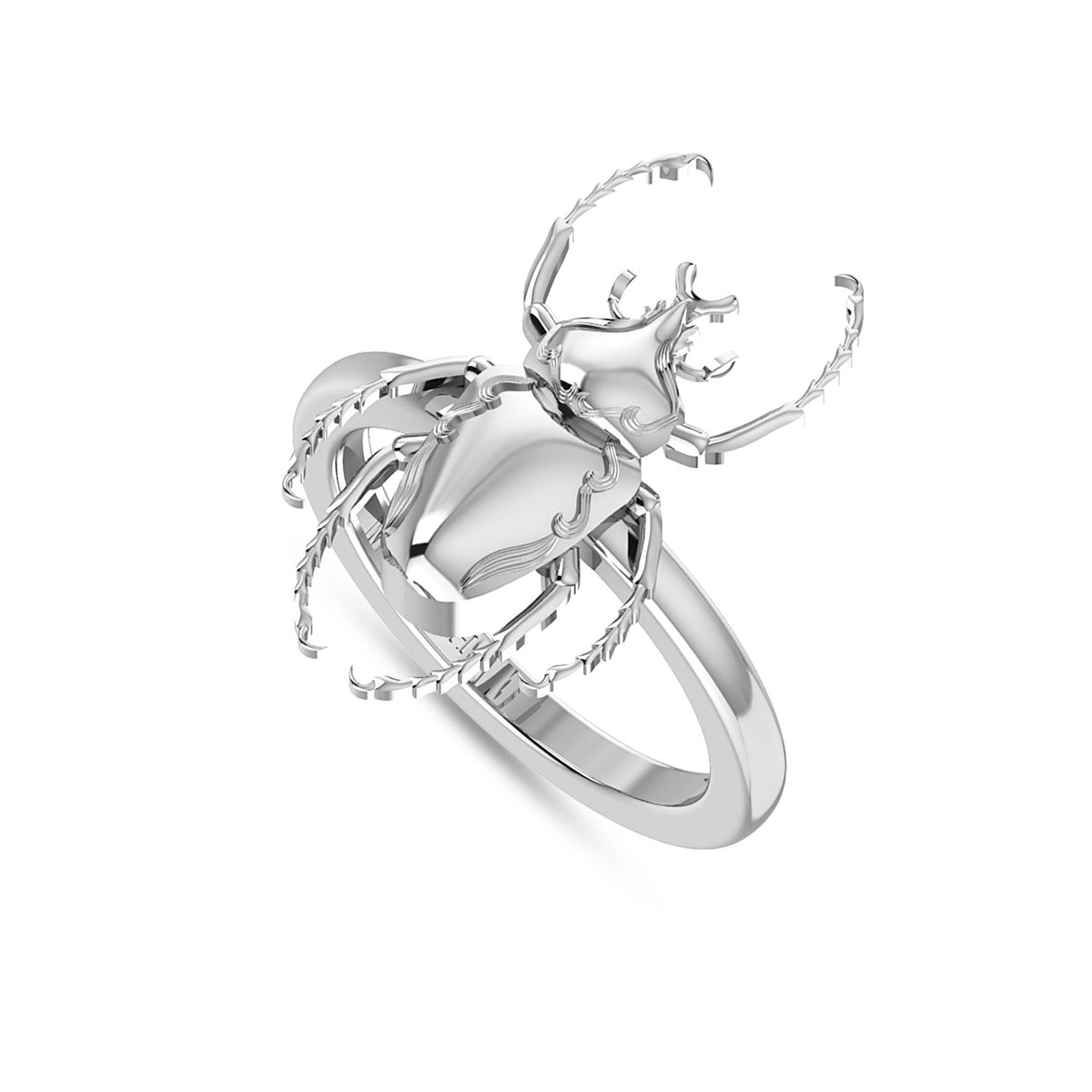 Beetle Silver Ring For Women