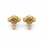 Sparkling Pear-Shaped Sapphire Clover Stud Earrings
