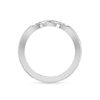 Eternity 925 Silver Women Diamond Ring