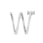 Trillion-Cut Diamond Wrap Silver Ring