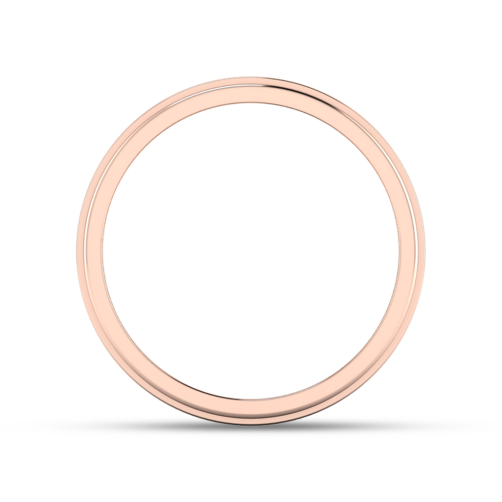 Zigzag-Design Black Enamel Rose Gold Plated Spinner Band Ring