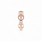 Spacy Diamond Rose Gold Plated Ring