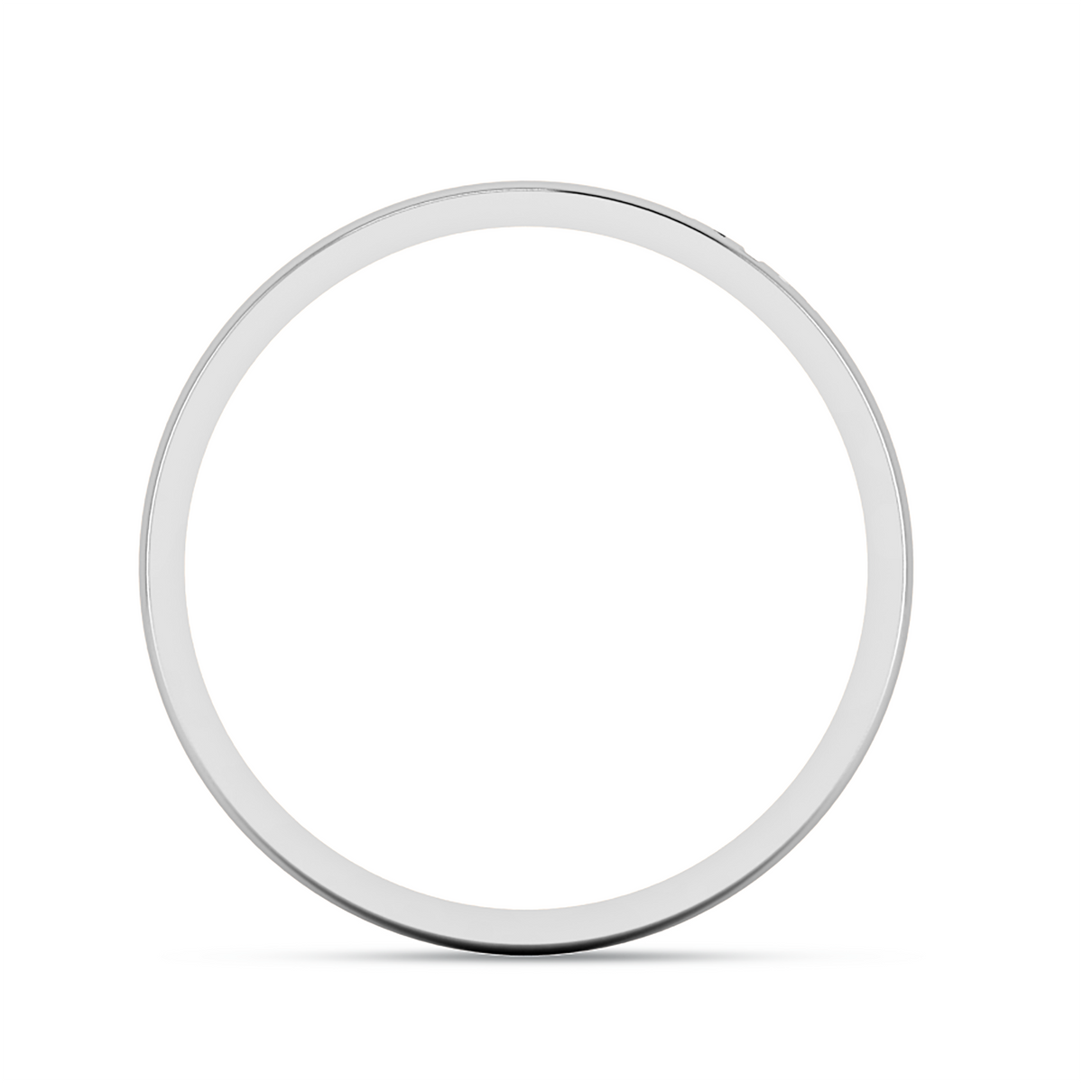 Black Enamel Spectre Band Sterling Silver Ring