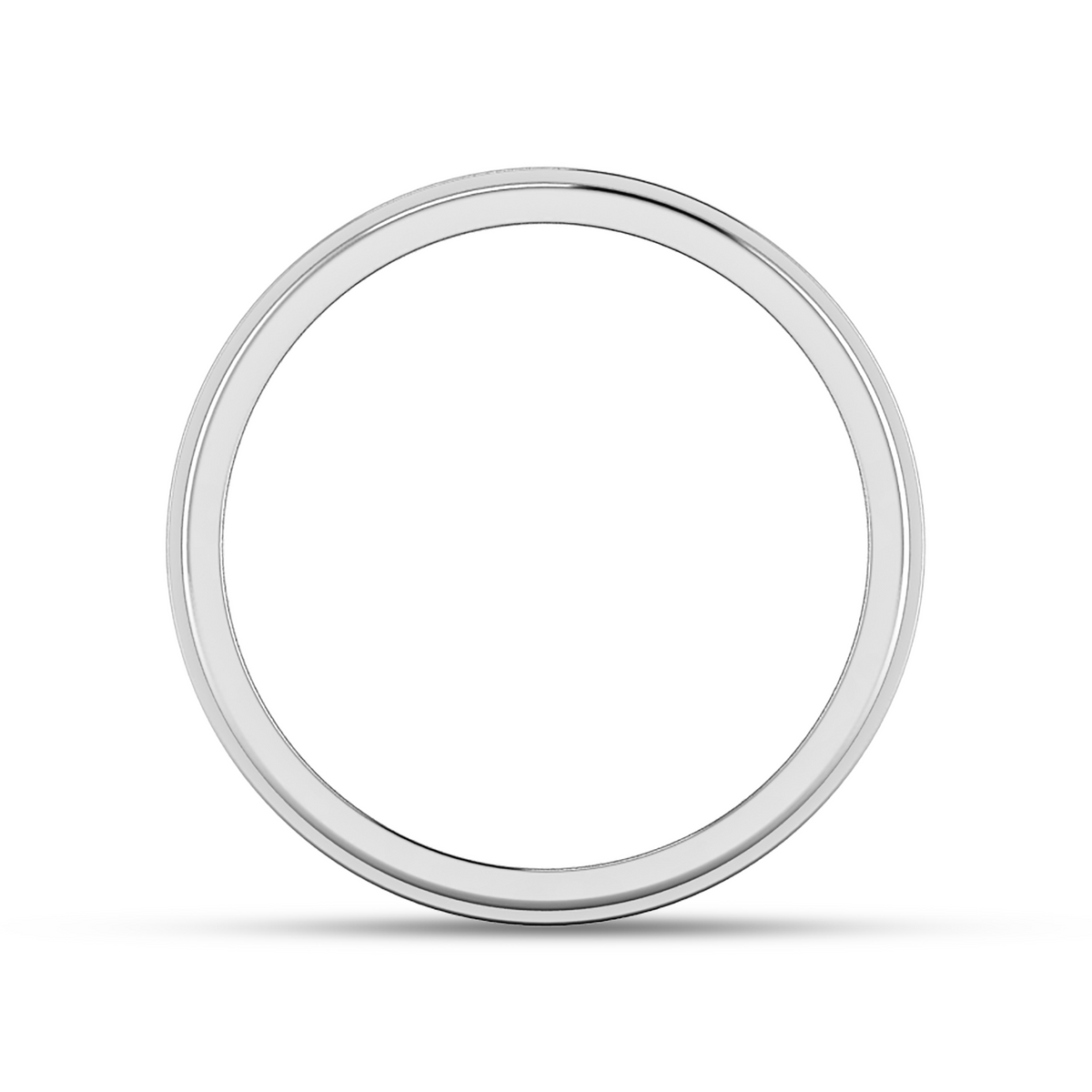 Silver Black Enamel Zigzag-Design Spinner Band Ring
